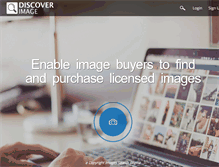 Tablet Screenshot of discoverimage.com